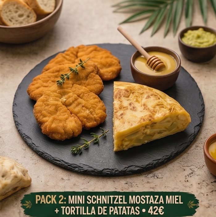 PACK 2 · SCHNITZEL & TORTILLA
