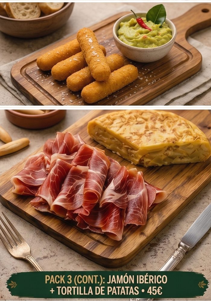 PACK 3 · IBÉRICO & GUACAMOLE