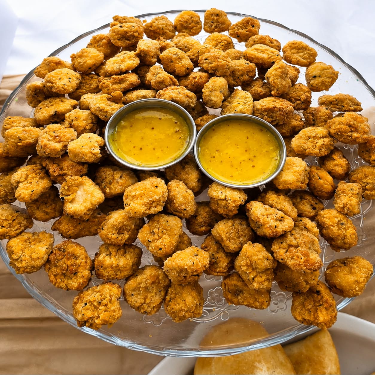 Palomitas de pollo (Salsa Agridulce)